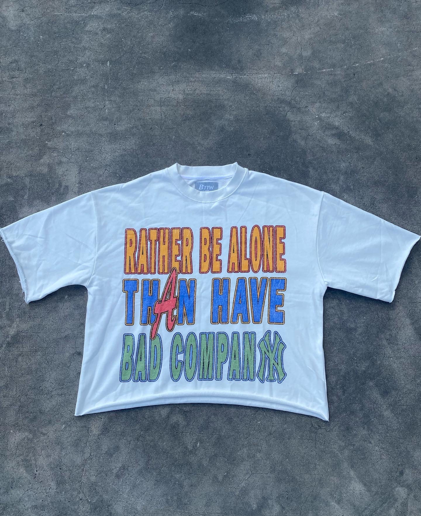 “Rather Be Alone” tee